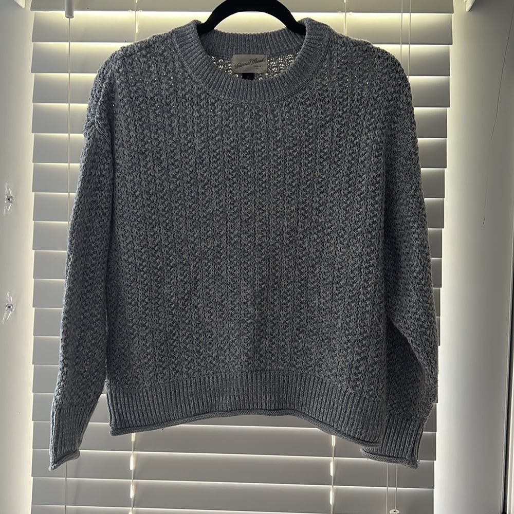 Baby blue sweater  🧵